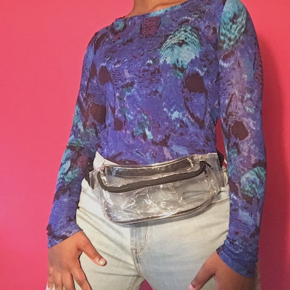 Sheer Patterned Top - Picture 2 of 4